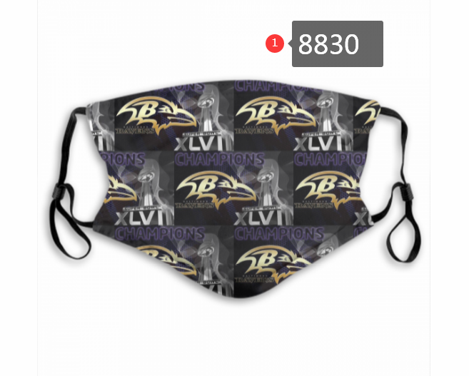 Baltimore Ravens #3 Dust mask with filter